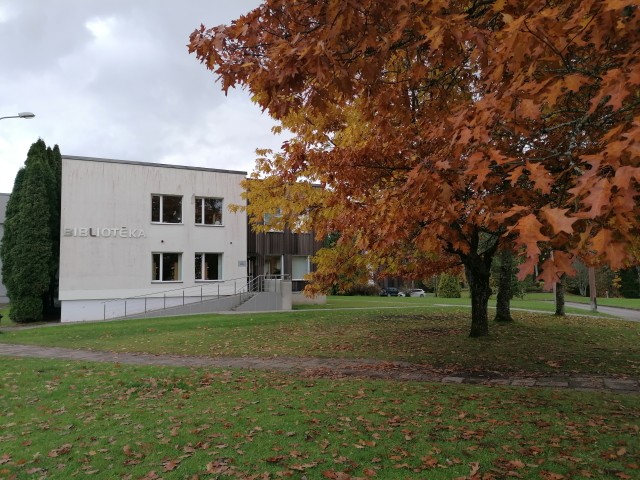 Bibliotēka rudenī 2025.g.